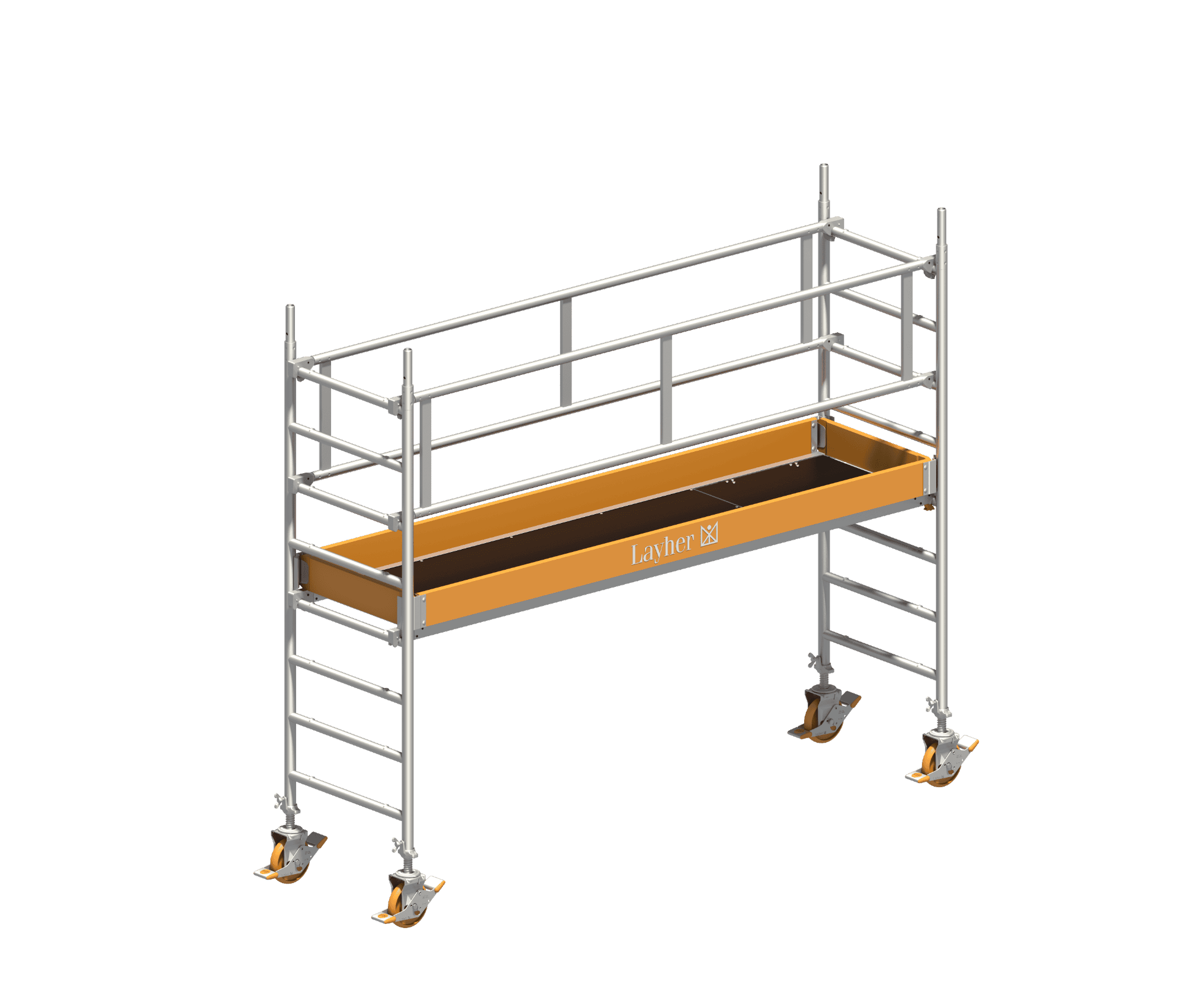 Mietservice Layher Fahrgerüst Uni Standard P2