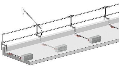 Mietservice Layher Flachdach-Seitenschutz