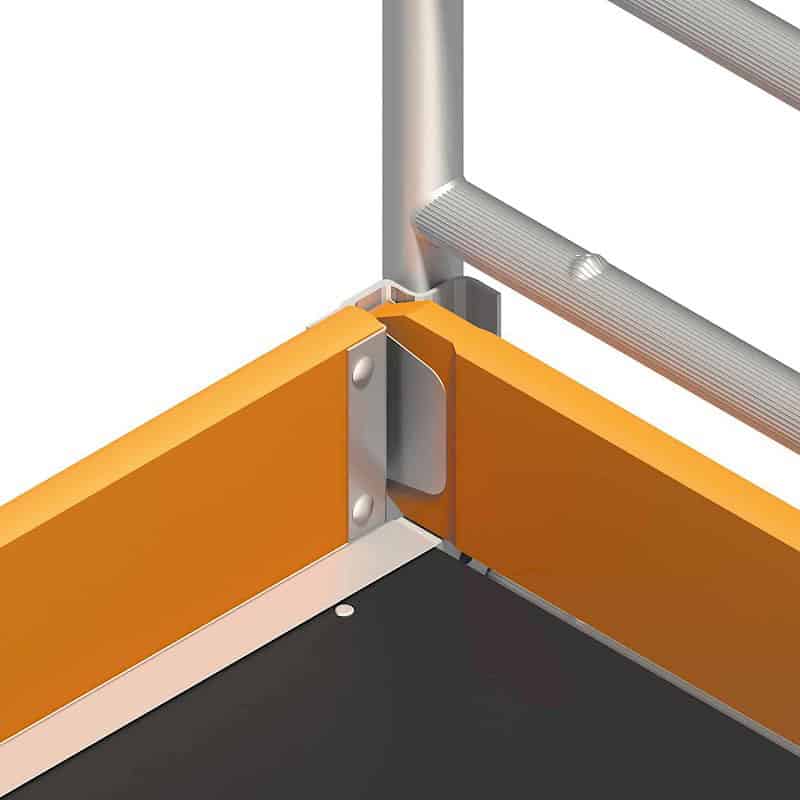 Layher FG Bordbretter Detail Einbau