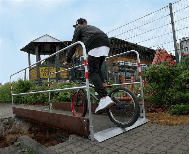Schake Grabenbrücke Einsatzbeispiel