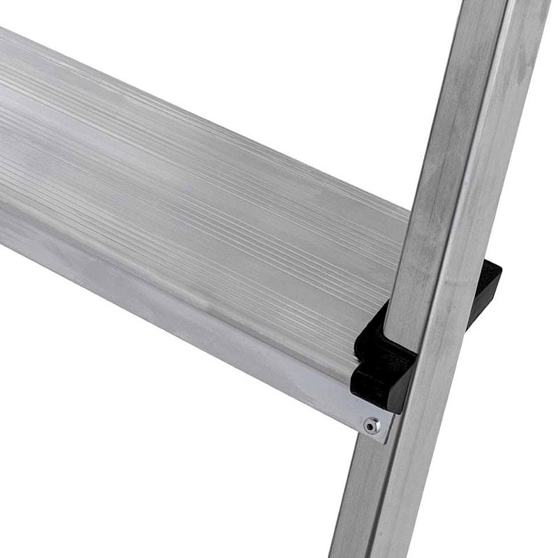 Krause Monto Stehleiter Secury - 100 mm tiefe, geriffelte Stufen