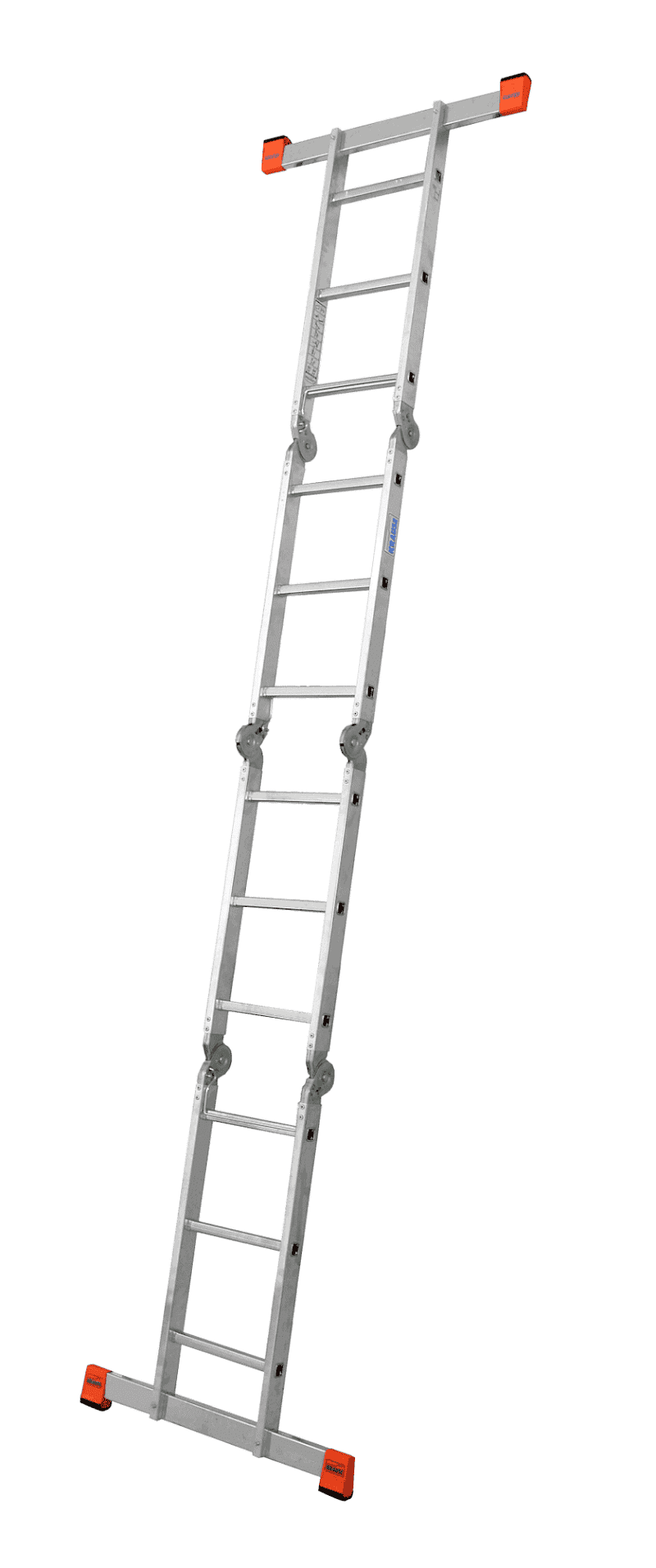 Krause Monto Gelenkleiter Multimatic 4 x 3 Sprossen 120687 - als Anlegeleiter