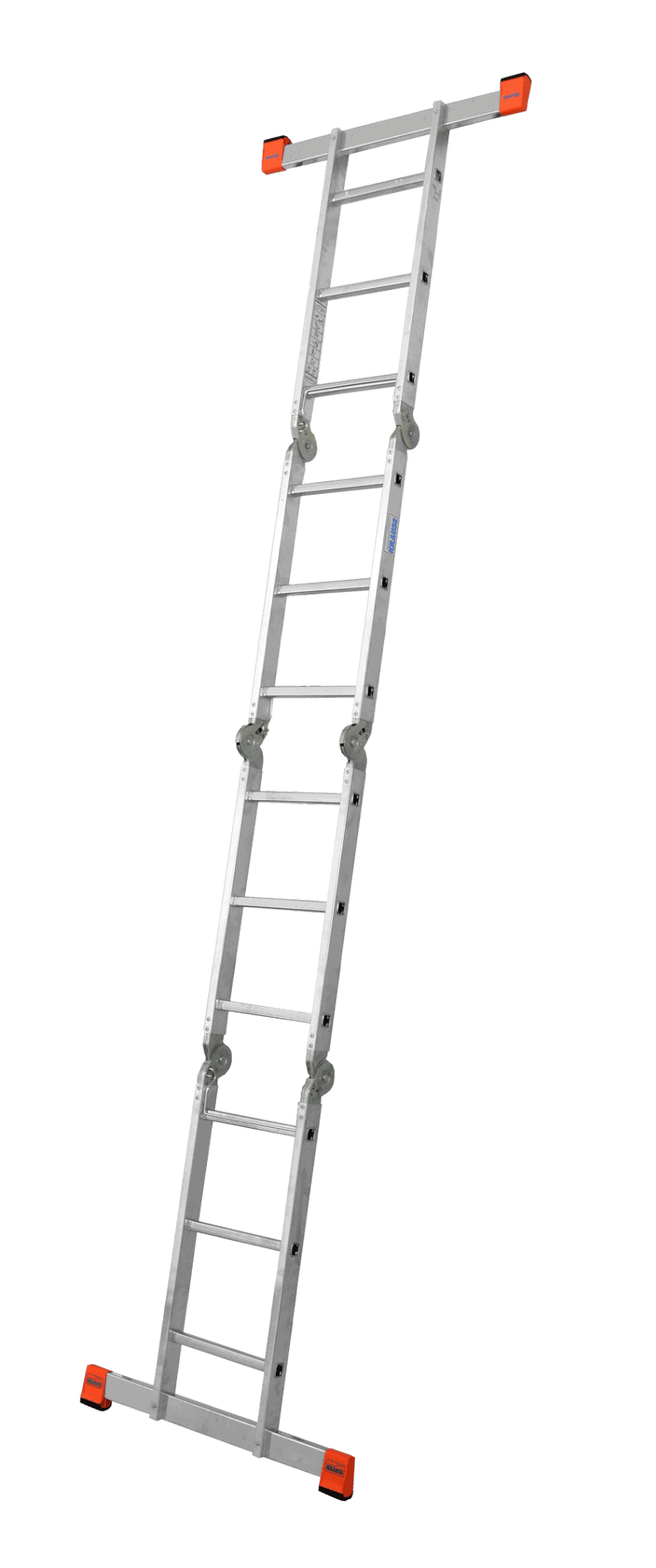 Krause Monto Gelenkleiter Multimatic 4 x 3 Sprossen 120687 - als Anlegeleiter