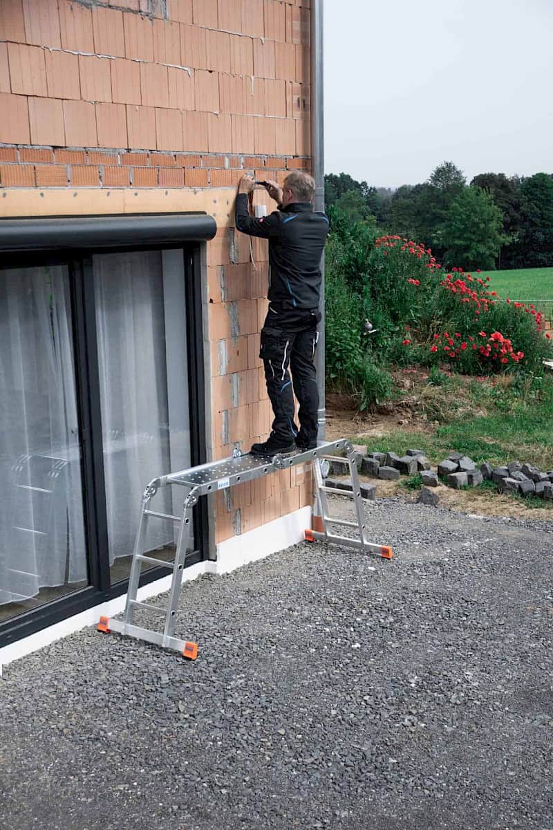 Krause Monto Gelenkleiter Multimatic 4 x 3 Sprossen 120687 - Einsatzbeispiel 2