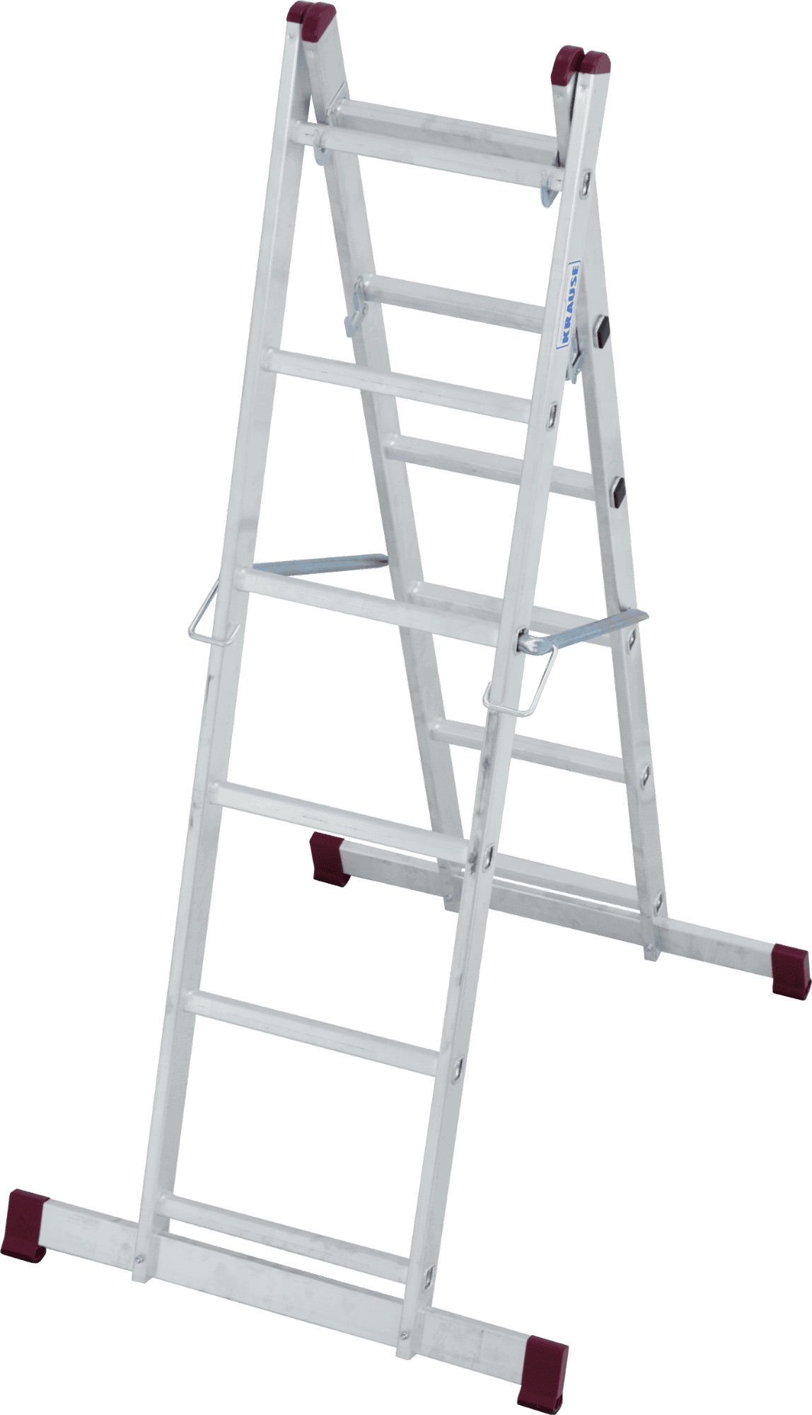 Krause Corda Leitergerüst 2 x 6 Sprossen 82015 - Einsatz als Stehleiter