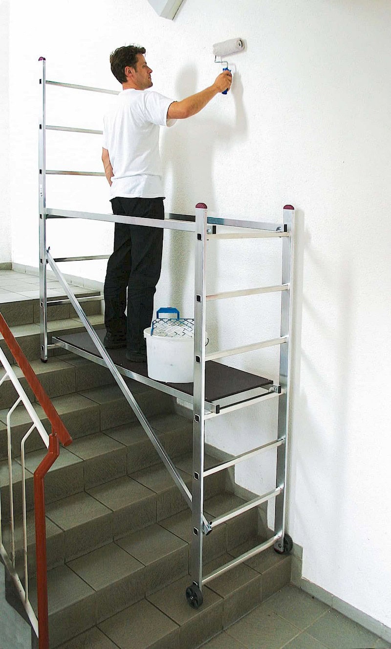 Krause Corda Kleingerüst 91674 - Einsatzbeispiel auf Treppen