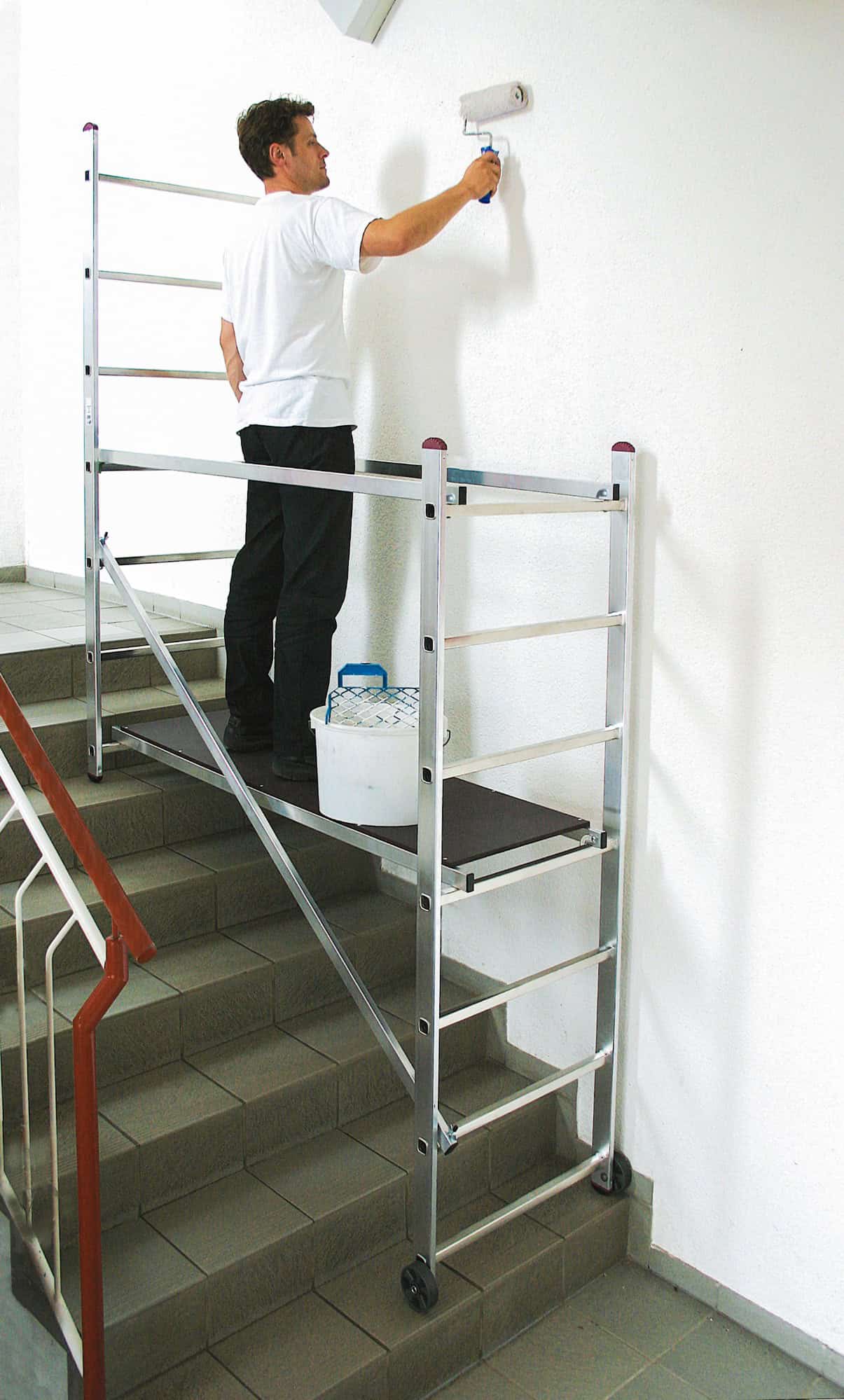 Krause Corda Kleingerüst 91674 - Einsatzbeispiel auf Treppen