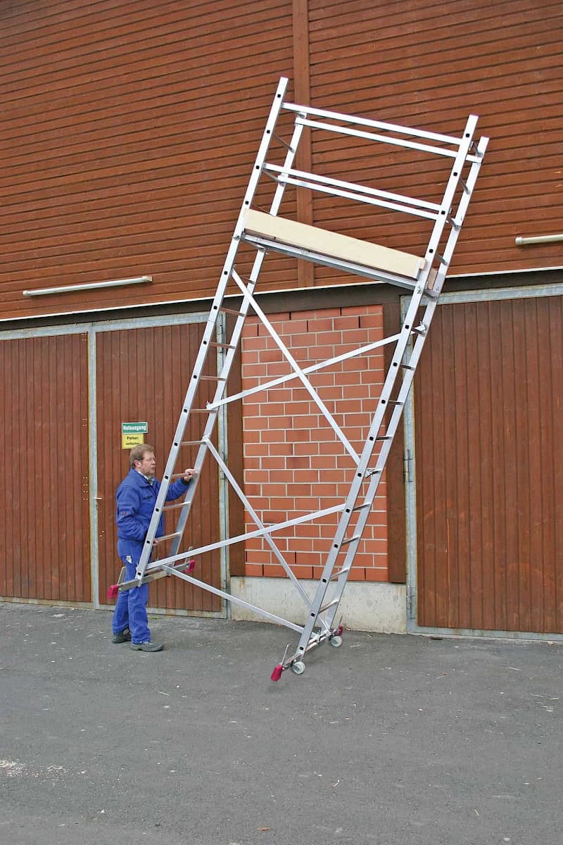 Krause Corda Montagegerüst - leicht zu verfahren