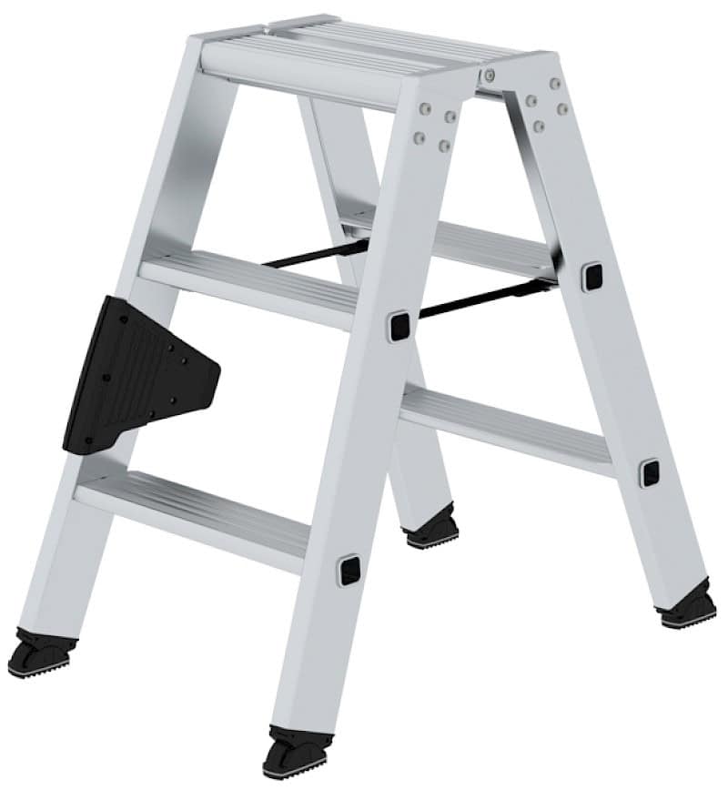 Munk Stufen-Stehleiter beidseitig begehbar 2 x 3 Stufen 40206