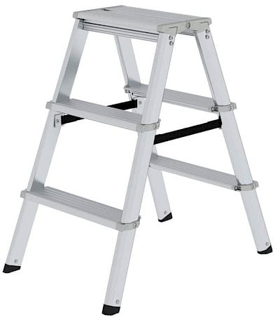 Munk ML Stufen-Stehleiter beidseitig 2 x 3 Stufen