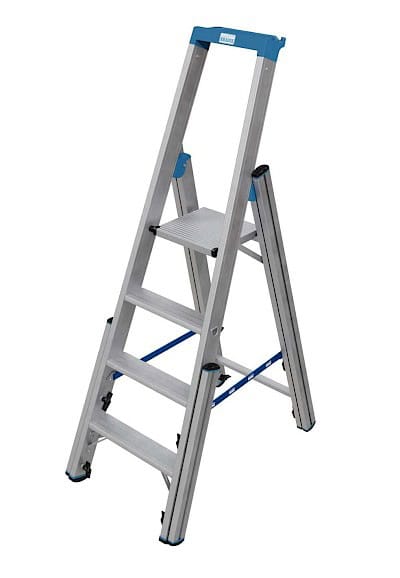 Krause Teleskop Stufenstehleiter einseitig begehbar