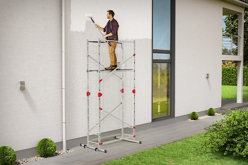 Hailo G60 Multifunktionsgerüst 9456507 - Anwendungsbeispiel