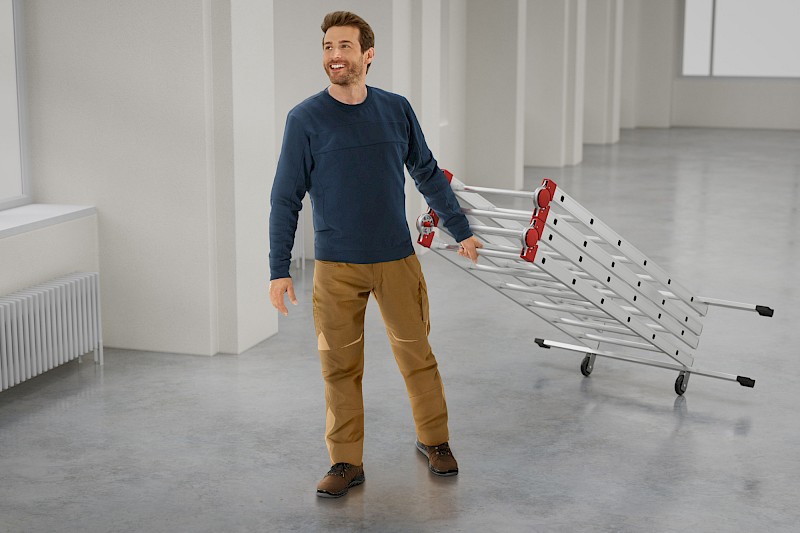 Hailo G60 Multifunktionsgerüst 9456507 - einfacher Transport