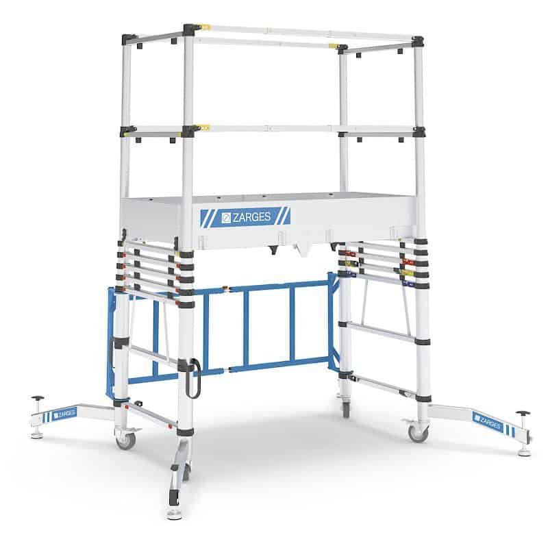 Zarges Teletower 40387 - flexible Plattformhöhe 1,00 - 2,00 m
