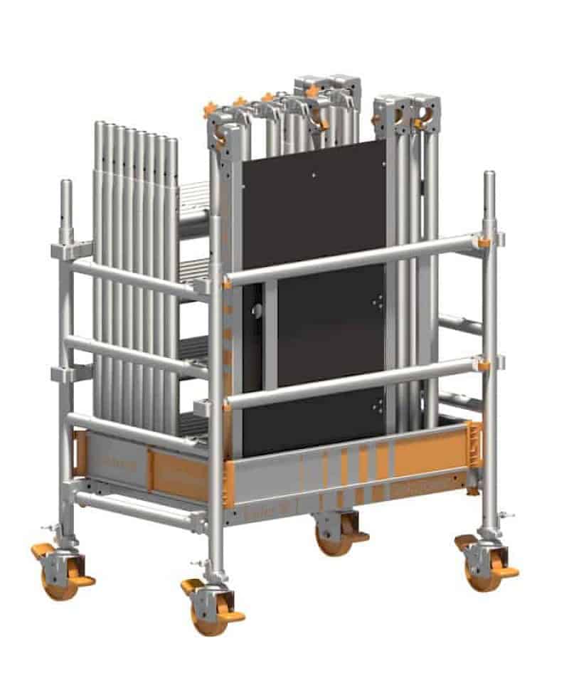 Layher SoloTower als Transportwagen
