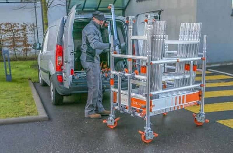 Layher SoloTower einfacher Transport