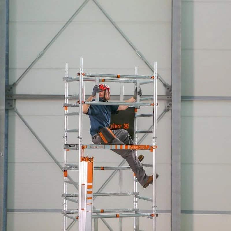 Layher SoloTower einfacher und sicherer Aufbau
