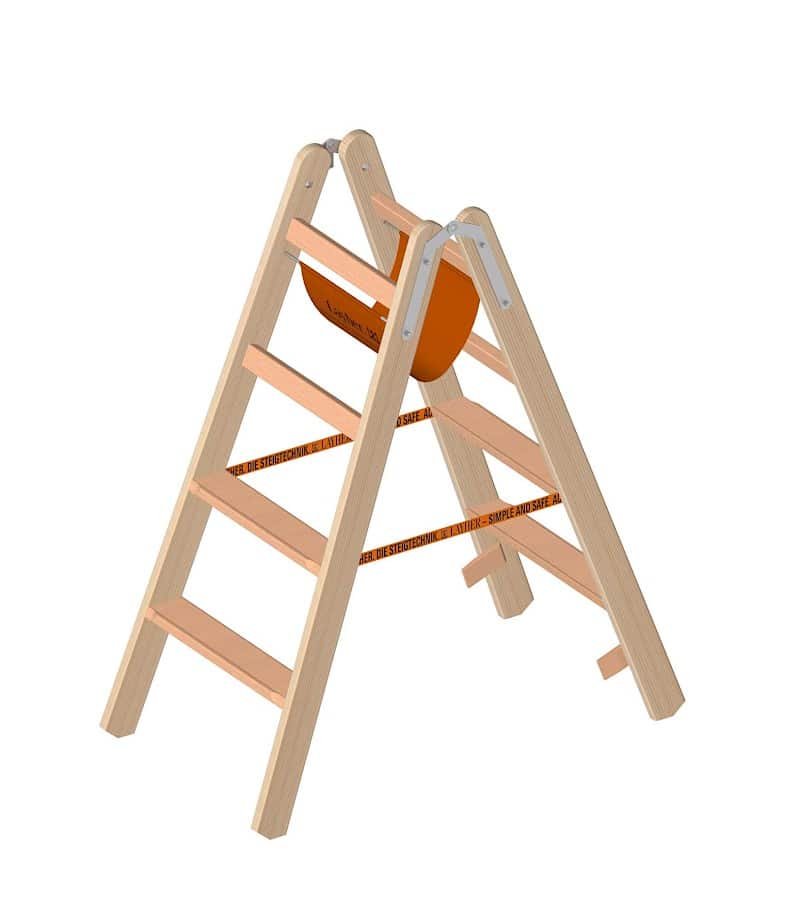 Layher Holz-Stufenstehleiter 1020004