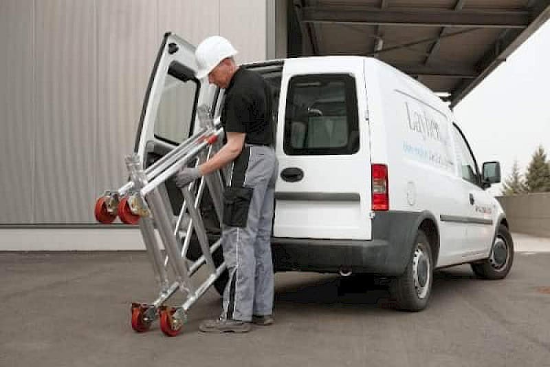 Layher Fahrgerüst Zifa - einfacher Transport