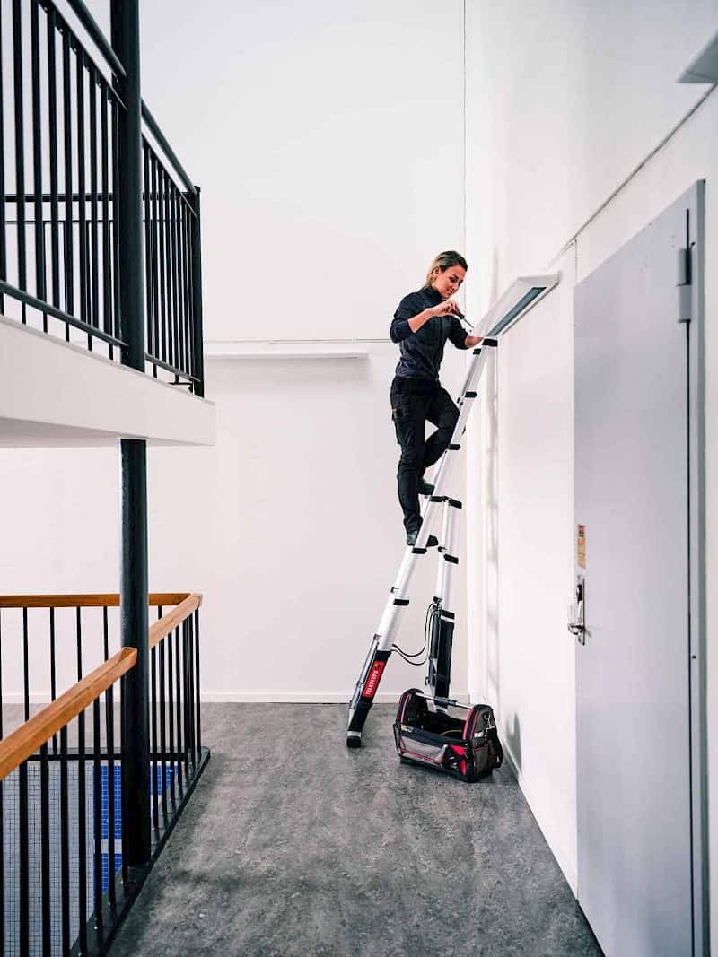Telesteps Combi Line - Einsatz als Anlegeleiter
