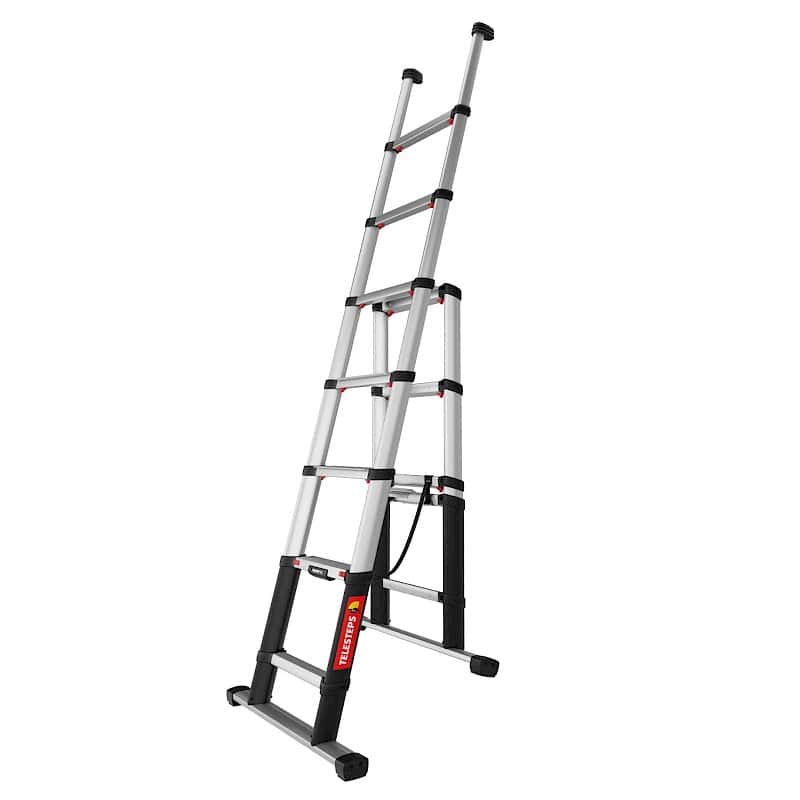 Telesteps Combi Line 6+2 Stufen - ausgeschoben als Anlegeleiter