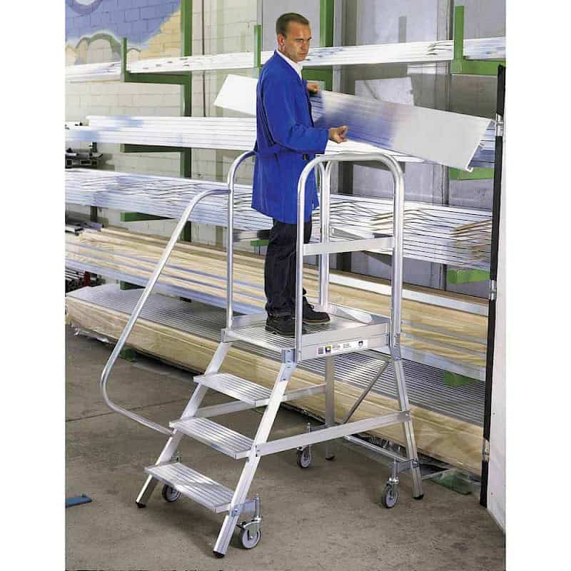 Munk Podesttreppe einseitig begehbar Anwendung