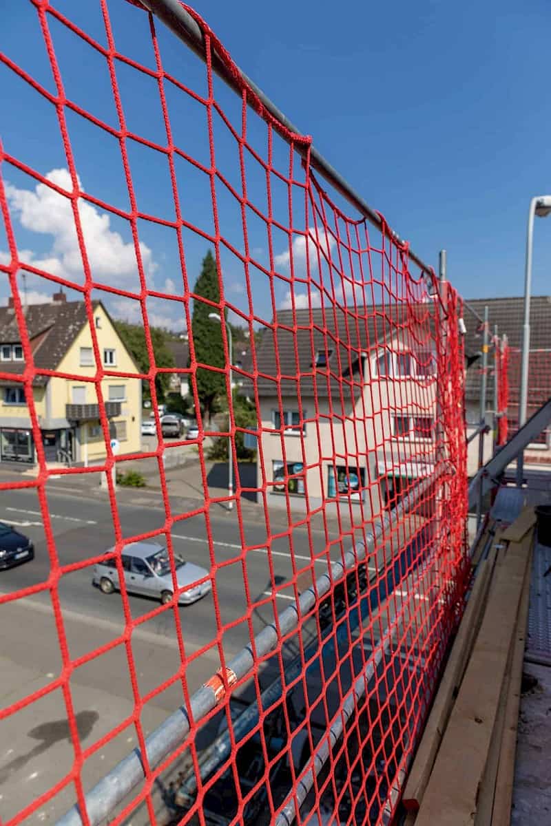 Huck Seitenschutznetz im Einsatz