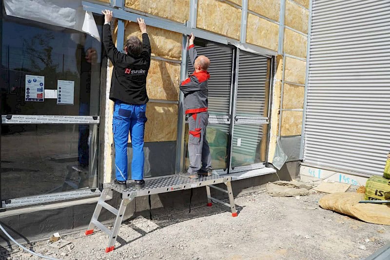 Euroline Alu-Arbeitsplattform, klappbar Einsatz