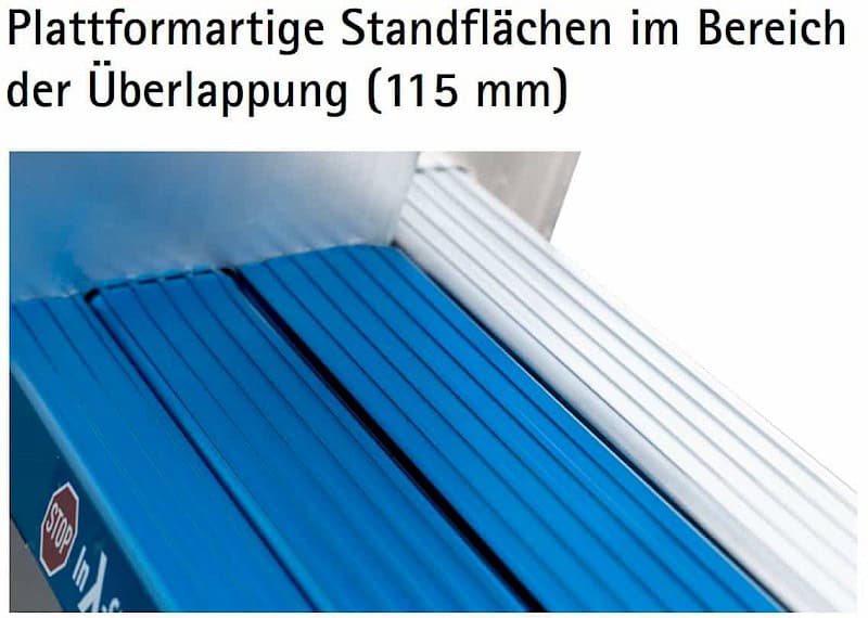 Iller Schiebeleiter Ergo Plus plattformartige Standfläche
