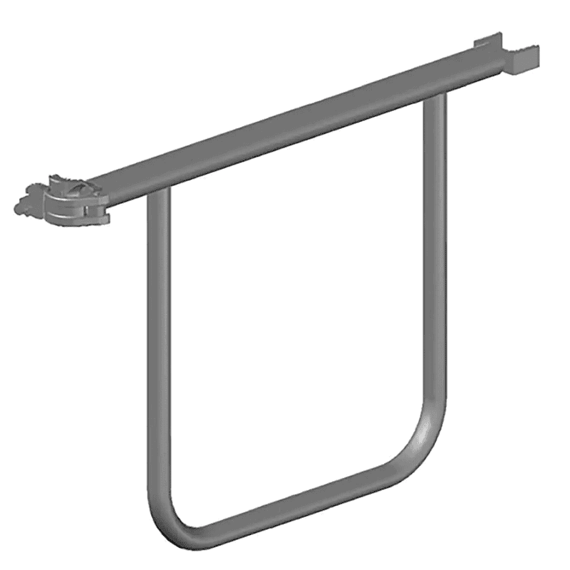 Doppelstirnseitengeländer 0,73 m Assco Quadro