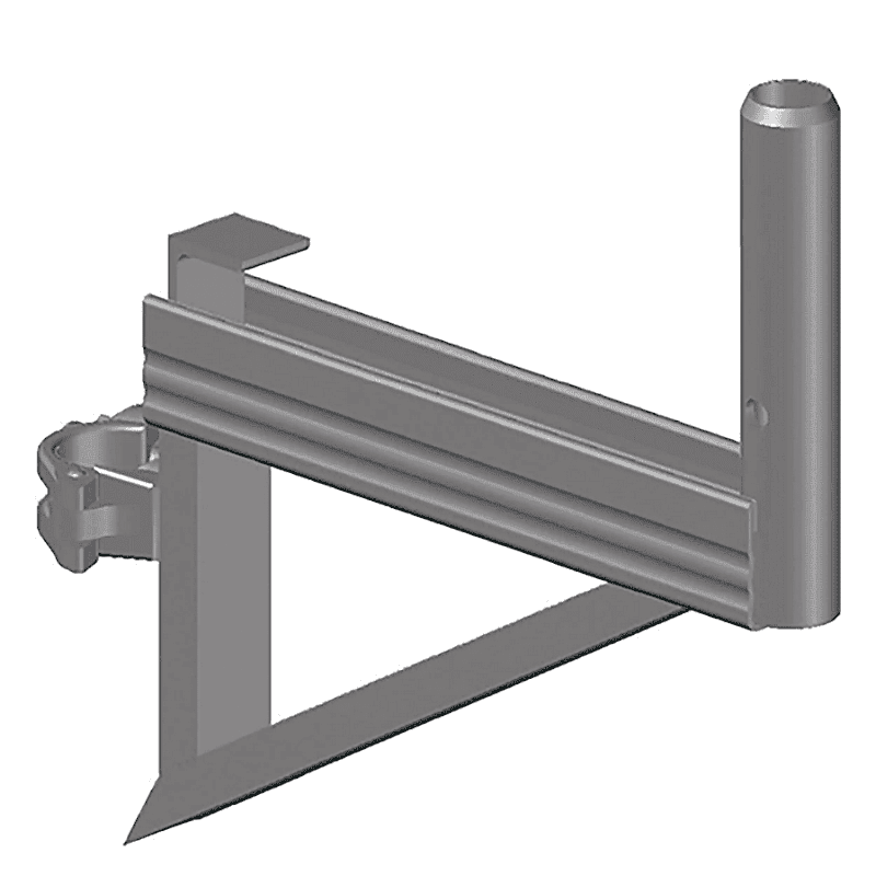 Konsole 0,36 m ohne Rohrverbinder Assco Quadro