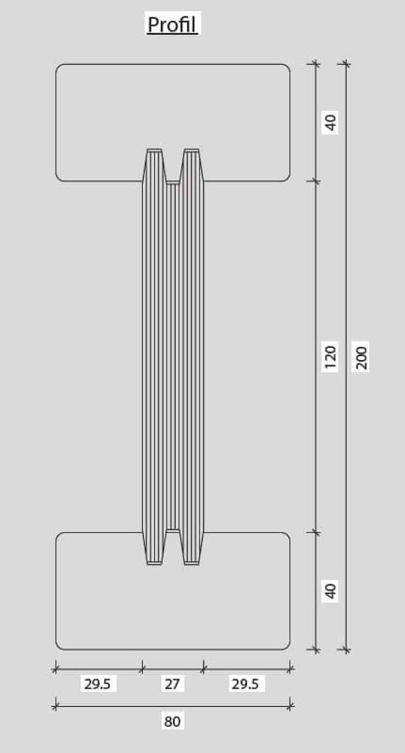 Schake Schalungsträger H20 Profilmaße